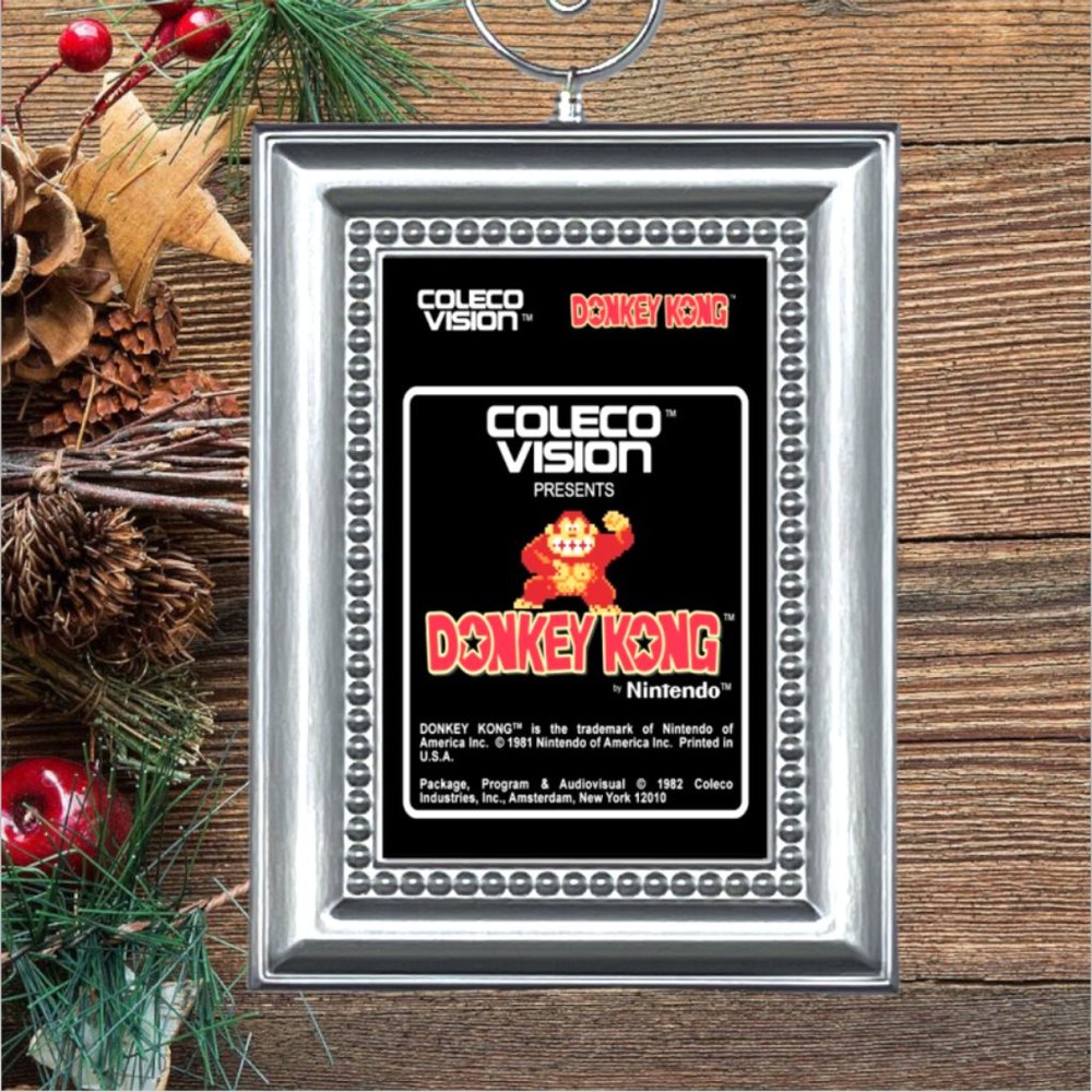 ColecoVision Donkey Kong Retro Video Game Memorabilia Christmas Tree Ornament